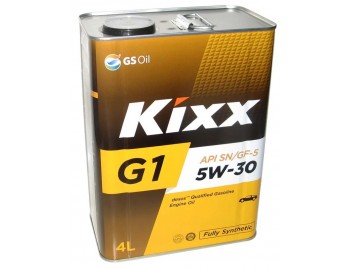 5W30 KIXX G1 SN PLUS 4л масло моторное синт металл