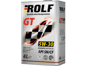 5W30 ROLF GT SAE API SN/CF масло 4л