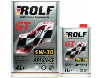 5W30 ROLF GT SAE API SN/CF 4л масло SZ00027317 акция 4+1