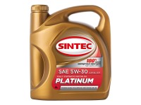 5W30 SL/CF SINTEC PLATINUM 4л масло мот 801939
