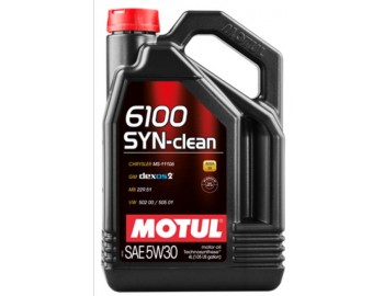 5W30 6100 SYN-CLEAN MOTUL 4л масло моторное 112134