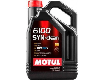 5W30 6100 SYN-CLEAN MOTUL 5л масло моторное 107948