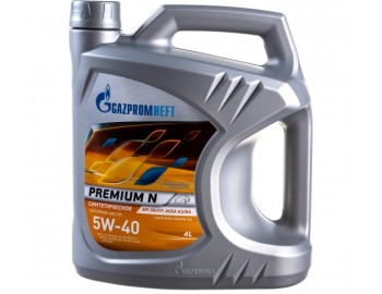 5W40 GAZPROMNEFT PREMIUM N 4л масло синт 2389900144