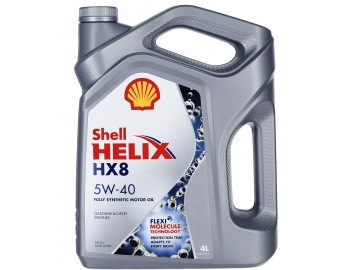 5W40 HELIX HX8 SHELL 4л 550051529 масло мот синт
