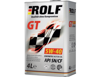 5W40 ROLF GT SAE API SN/CF масло 4л