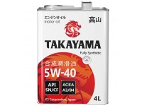 5W40 TAKAYAMA SAE API SN/CF ACEA A3/B4 4л масло 605045