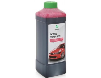 800001 автошампунь для бесконт мойки 1л GRASS ACTIVE FOAM RED