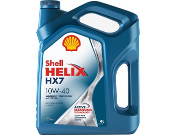 10W40 HELIX HX7 SHELL 4л масло мот п/с 550051575=550040315=550046360