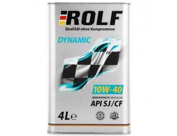 10W40 ROLF DYNAMIC SAE API SJ/CF масло 4л