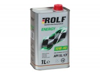 10W40 ROLF ENERGY API SL/CF 1л масло моторн п/синт 322232