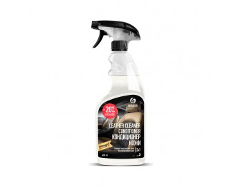 110402 очиститель-кондиционер кожи LEATHER CLEANER 600мл GRASS