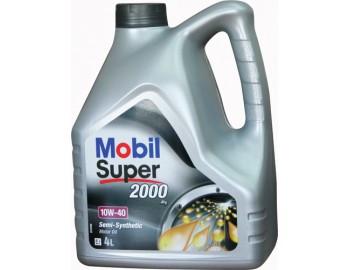 10W40 SUPER 2000 MOBIL 4л масло моторное п/синт 152568