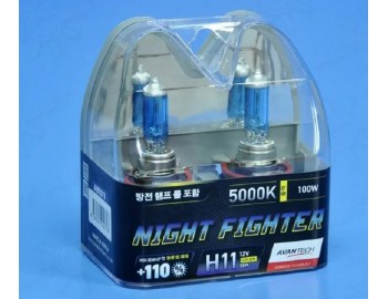 H11 AB5011 5000K лампа 12V 55W 100W