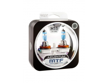 H11 H8A1211 автолампа 55W+80% ARGENTUM к-т 2шт