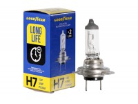 H7 GY017122 автолампа 12V 55W PX26D GOODYEAR LONG LIFE 328240