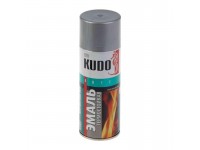KU5001 краска термостойкая серебряная 600С 520мл KUDO