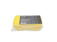 LECAR000025712 губка для мытья восьмерка желтая 190х110х70мм 232527