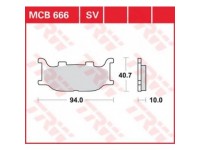 MCB666SV колодки тормозные
