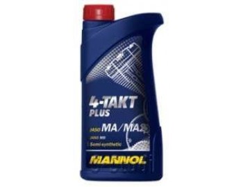 MANNOL 4 TAKT PLUS 10W40 1л  масло моторное полусинтетика