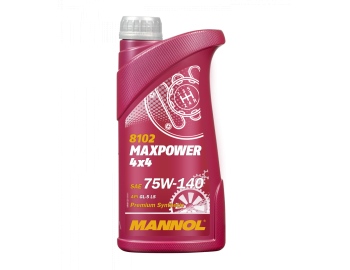 75W140 GL5 MAXPOWER MANNOL 1л масло трансмисс синт 1236